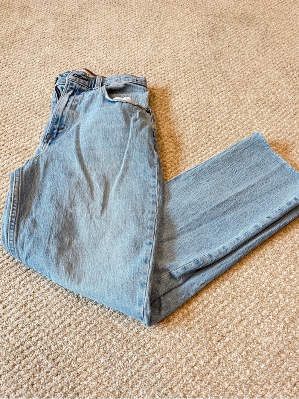 🎀 Abercrombie & Fitch CurveLove“The 90s Straight”Ultra High Rise jeans 27 Short